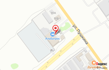 СТО Альбатрос на улице Пушкина на карте