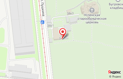  Бюро ритуальных услуг Крун на улице Пушкина на карте