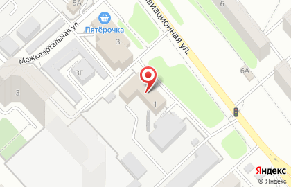 Банкомат АКБ Московский Индустриальный банк, Орловский филиал на Авиационной улице на карте