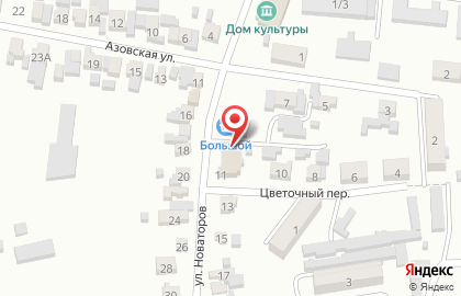 Отделение почтовой связи Почта России на улице Новаторов на карте