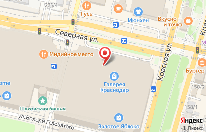 Магазин женской одежды Stradivarius в Западном районе на карте