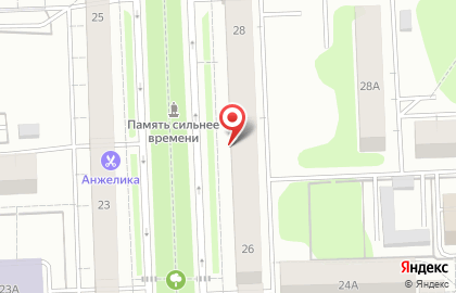 Продовольственный магазин Магазин №2174 на проспекте Победы на карте