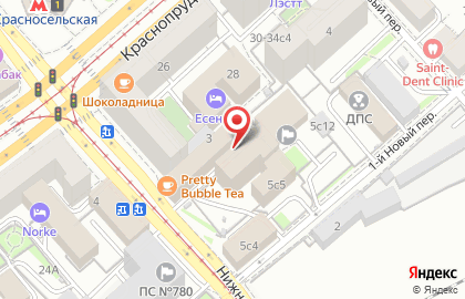 Агентство недвижимости Простор на Нижней Красносельской улице на карте