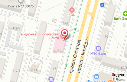 Лизинговая компания УРАЛСИБ, ООО, г. Уфа на проспекте Октября на карте