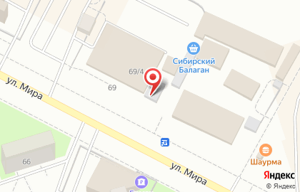 Центр сухофруктов в Ханты-Мансийске на карте