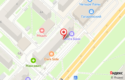Карамелька на проспекте Гагарина на карте