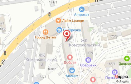 Кафе Чих-Пых food на Уральской улице на карте