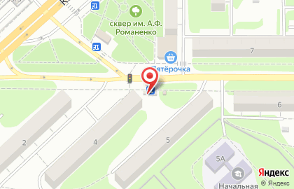 Хлебодар на улице Романенко на карте