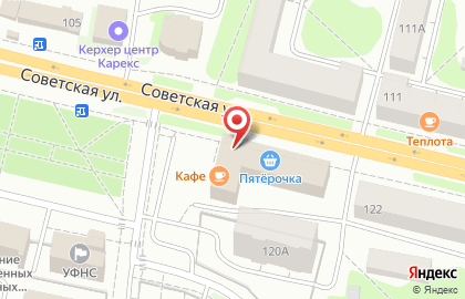Городская юридическая компания на Советской улице на карте