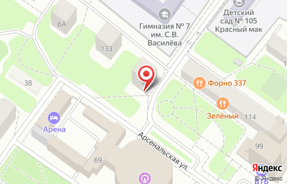 Агентство Банк недвижимости на Октябрьской улице на карте