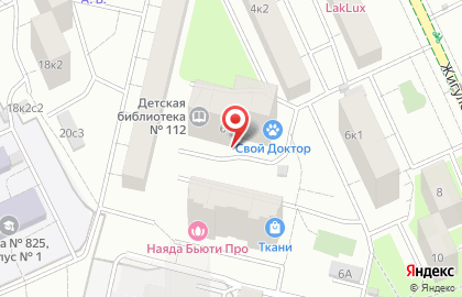 Юго-восточного АО # 132 Детская цбс Волгоградская на карте