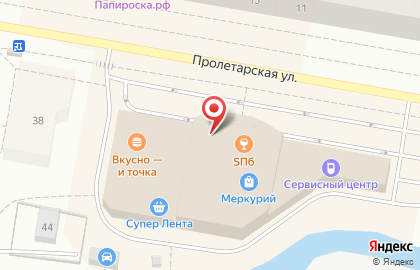 Салон связи МегаФон на Пролетарской улице на карте