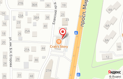 Ресторан Краб`с Стори на карте