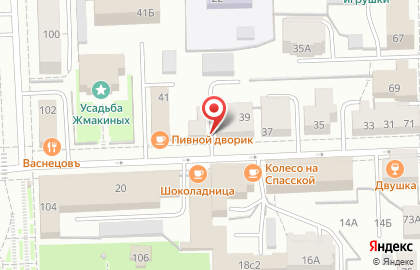 Актион в Кирове на карте