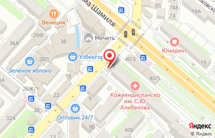 Гастроном в Махачкале на карте