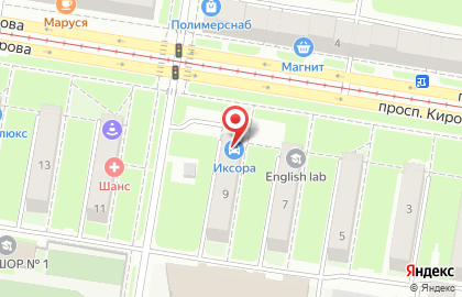 Магазин автозапчастей iXORA на проспекте Кирова на карте