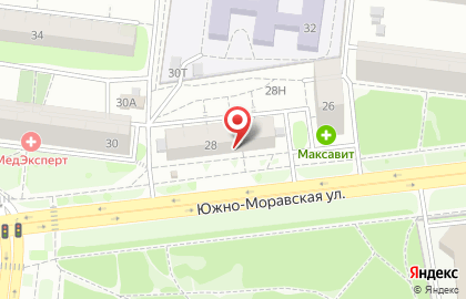 Фотоцентр ФотоМир на Южно-Моравской улице на карте