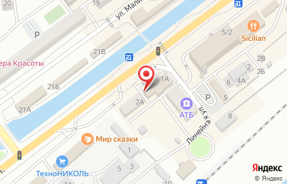 Магазин автозапчастей 180 на Линейной улице на карте
