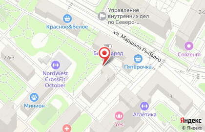 Жилищник района Щукино на карте