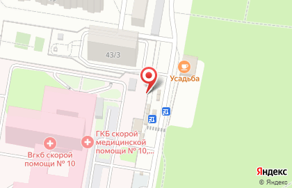 Железнодорожный район Киоск по продаже фруктов и овощей в Железнодорожном районе на карте