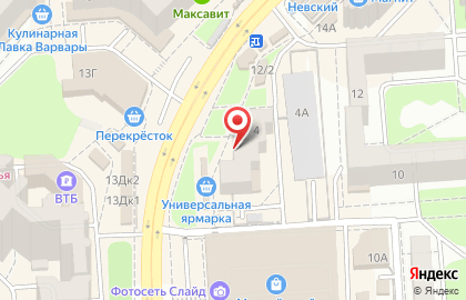 Салон красоты Имидж на улице Владимира Невского на карте