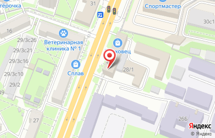 Агентство недвижимости ГорДело на проспекте Михаила Нагибина на карте