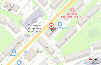 Цветочный салон Брабион на улице Маршала Жукова, 42 на карте
