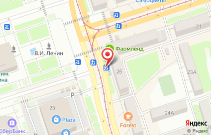 Киоск Роспечать на проспекте Ленина на карте