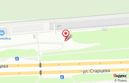 Магазин автозапчастей Yulsun на улице Старцева на карте