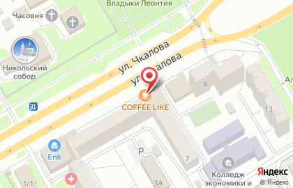 Банкомат Альфа-Банк на улице Чкалова, 3/1 на карте