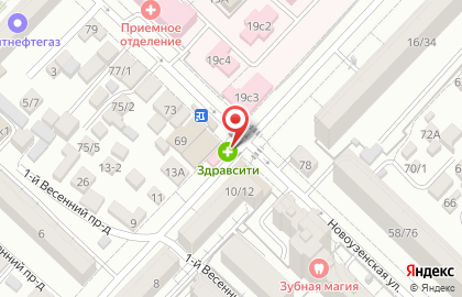 Аптека от склада в Саратове на карте