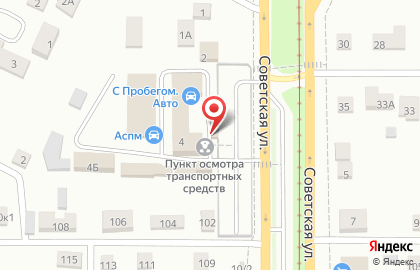 РЭО ГИБДД Управления МВД по г. Магнитогорску на Советской улице на карте