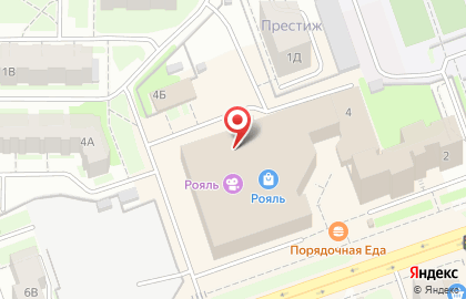 Сеть магазинов обуви и аксессуаров kari на улице Петрищева в Дзержинске на карте