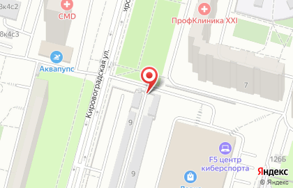 Автостоянка Мгса на Кировоградской улице на карте
