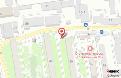 Киоск по продаже фруктов и овощей в Свердловском районе на карте