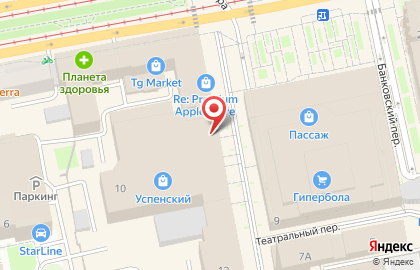 Инстапринтер PrintInstvud на площади 1905 года на карте