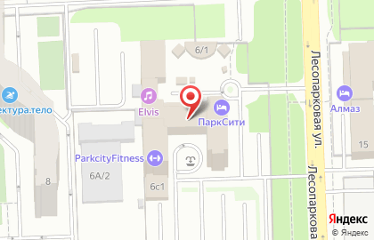 Караоке-бар Элвис на Лесопарковой улице на карте