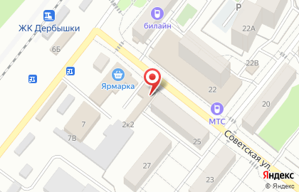 Летай в Казани на карте