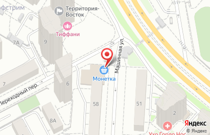 Супермаркет Елисей в Октябрьском районе на карте
