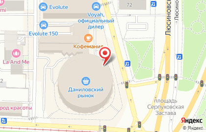 Магазин и киоск ОкМолоко в Даниловском районе на карте