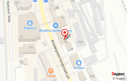 Сервисный центр РемБытСервис, сервисный центр на Коммунистической улице на карте