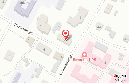 Аптека Сердце Брянска на Школьной улице на карте