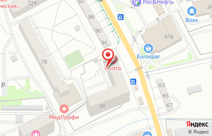 Продовольственный магазин Зёрнышко на улице Дзержинского на карте