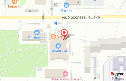 Магазин Фруктовый рай в Ленинском районе на карте