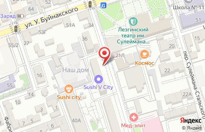 Магазин женской одежды в Махачкале на карте