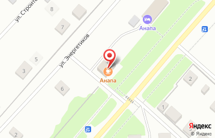 Гостиница Анапа на карте