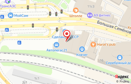 Бельпостель на Преображенской площади на карте