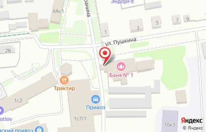 Магазин фейерверков Карнавал на улице Пушкина на карте