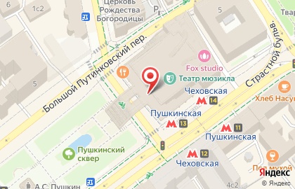 Коворкинг-центр в ресторанах Foodworking на Пушкинской набережной на карте