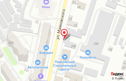 Мастерская бытовых услуг бытовых услуг на улице Маяковского на карте